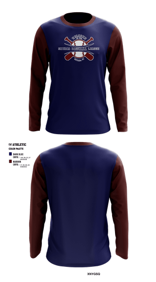 Long Sleeve Performance Shirt, Smyrna Baseball League, Baseball, Teamtime, Team time, sublimation, custom sports apparel, team uniforms, spirit wear, spiritwear, sports uniforms, custom shirts, team store, custom team store, fundraiser sports, apparel fundraiser