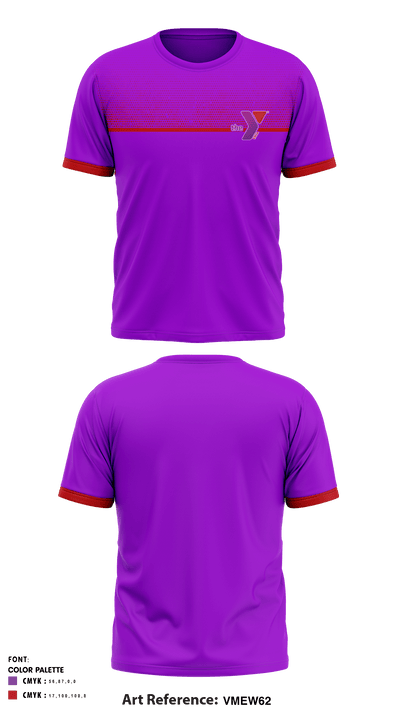 YMCA Of Concord 79521334 Short Sleeve Performance Shirt - 1