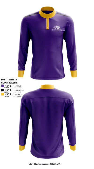 Ouachita Baptist University 31248952 Quarter Zip Jacket - 1
