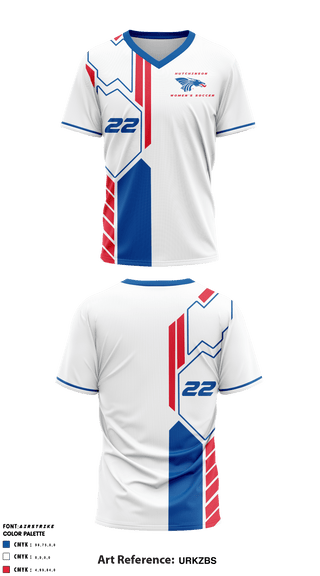 Womens Soccer Jersey, Hutchinson Community College Soccer, Women's Soccer, Teamtime, Team time, sublimation, custom sports apparel, team uniforms, spirit wear, spiritwear, sports uniforms, custom shirts, team store, custom team store, fundraiser sports, apparel fundraiser