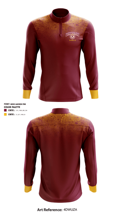 Hazelwood East High School Dance 85305898 Quarter Zip Jacket - 1