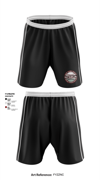 New York State Baseball Umpires Association 32208810 Athletic Shorts With Pockets - 1