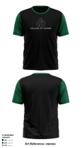 College of DuPage Alumni 35400336 Short Sleeve Performance Shirt - 3
