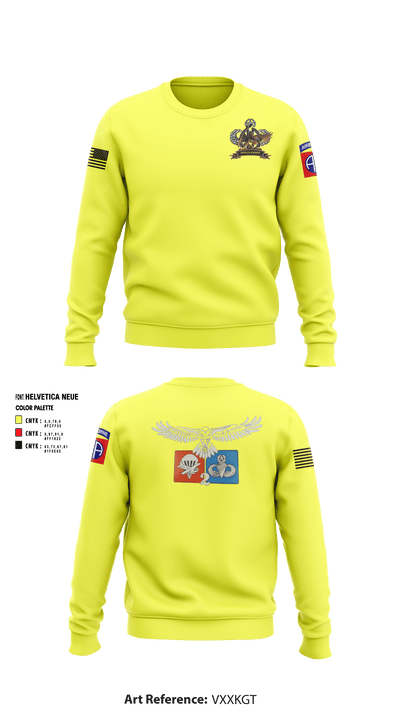 407th Brigade Support Battalion 57038520 Crew Neck Sweatshirt - 1