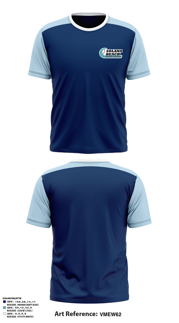 Short Sleeve Performance Shirt, Solana Beach Little League, Baseball, Teamtime, Team time, sublimation, custom sports apparel, team uniforms, spirit wear, spiritwear, sports uniforms, custom shirts, team store, custom team store, fundraiser sports, apparel fundraiser