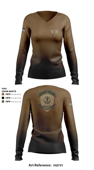 Women's Long Sleeve Vneck Shirt, Ghost Frogs, Golf, Teamtime, Team time, sublimation, custom sports apparel, team uniforms, spirit wear, spiritwear, sports uniforms, custom shirts, team store, custom team store, fundraiser sports, apparel fundraiser
