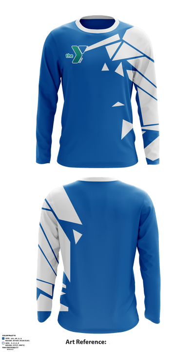 Youth Sports Henderson Family YMCA 9598694 Long Sleeve Performance Shirt - 1