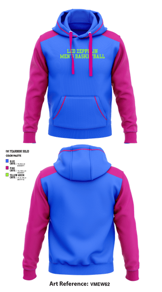 Hoodie, LED ZEPPELIN, Men's Basketball, Teamtime, Team time, sublimation, custom sports apparel, team uniforms, spirit wear, spiritwear, sports uniforms, custom shirts, team store, custom team store, fundraiser sports, apparel fundraiser