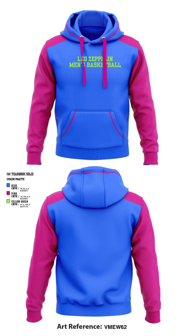 Hoodie, LED ZEPPELIN, Men's Basketball, Teamtime, Team time, sublimation, custom sports apparel, team uniforms, spirit wear, spiritwear, sports uniforms, custom shirts, team store, custom team store, fundraiser sports, apparel fundraiser