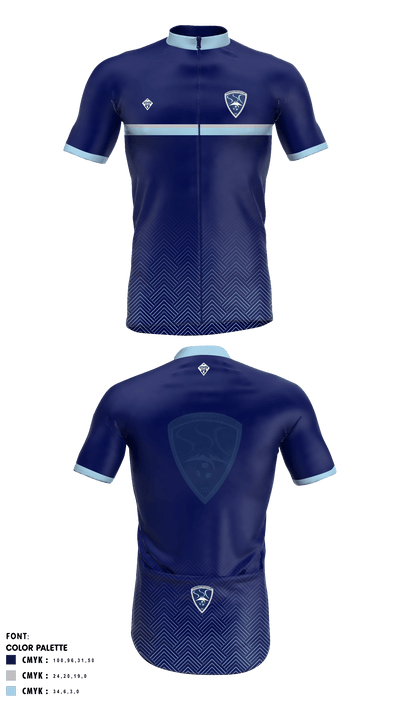 Steamboat Soccer Club 6712619 Cycling Jersey - 2