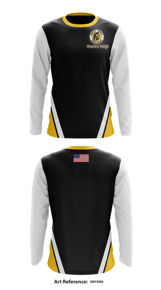 East Troy trojans track & field 23392270 Long Sleeve Performance Shirt - 1