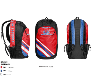 Gear Bag, Parkland Magnet High School Basketball, Women's Basketball, Teamtime, Team time, sublimation, custom sports apparel, team uniforms, spirit wear, spiritwear, sports uniforms, custom shirts, team store, custom team store, fundraiser sports, apparel fundraiser