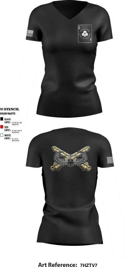 Aces Battery 2-32 FAR 74459928 Women's Short Sleeve V-neck Shirt - 2