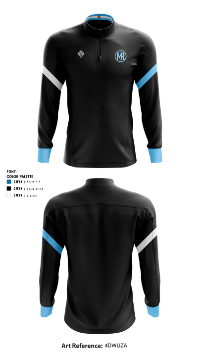 Mountain Range High School 39679914 Quarter Zip Jacket - 1