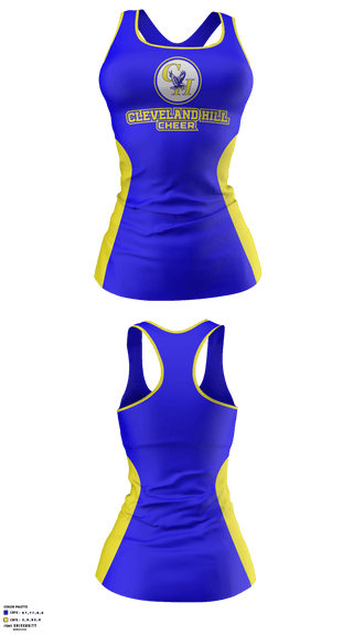Tank Top, Cleveland Hill High School Cheer, , Teamtime, Team time, sublimation, custom sports apparel, team uniforms, spirit wear, spiritwear, sports uniforms, custom shirts, team store, custom team store, fundraiser sports, apparel fundraiser