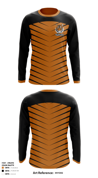 Long Sleeve Performance Shirt, High Desert Middle School Football, Football, Teamtime, Team time, sublimation, custom sports apparel, team uniforms, spirit wear, spiritwear, sports uniforms, custom shirts, team store, custom team store, fundraiser sports, apparel fundraiser