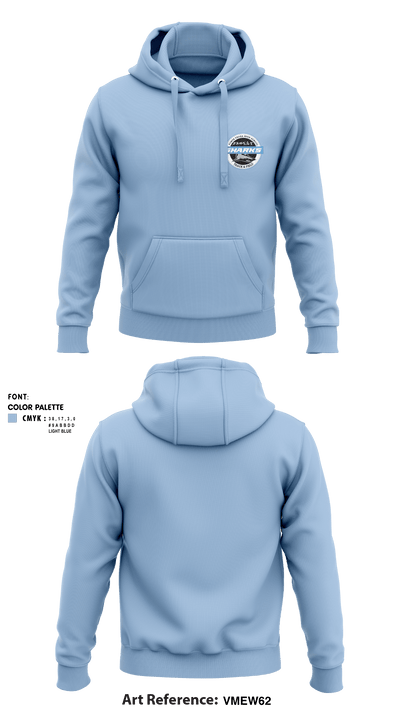 Ponte Vedra track & field 25755049 Hoodie - 3