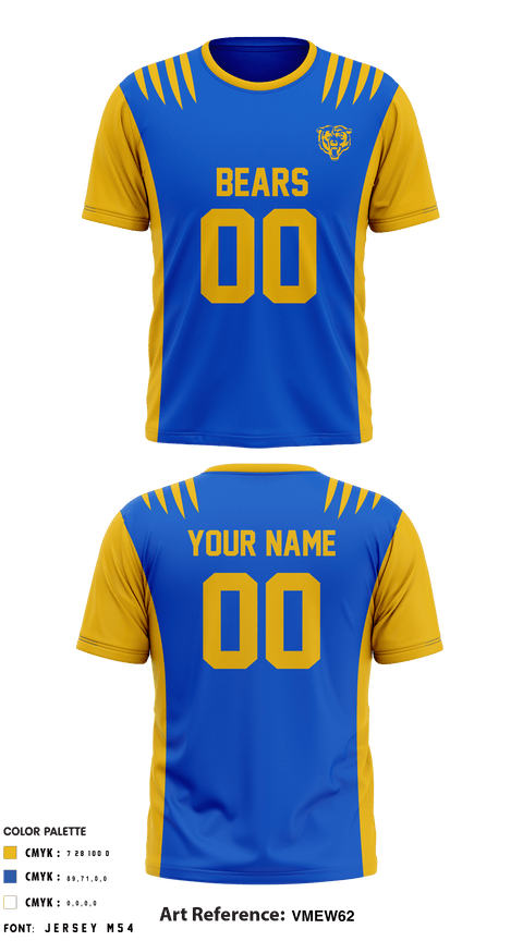 Short Sleeve Performance Shirt, Conshohocken Youth Football, Football, Teamtime, Team time, sublimation, custom sports apparel, team uniforms, spirit wear, spiritwear, sports uniforms, custom shirts, team store, custom team store, fundraiser sports, apparel fundraiser