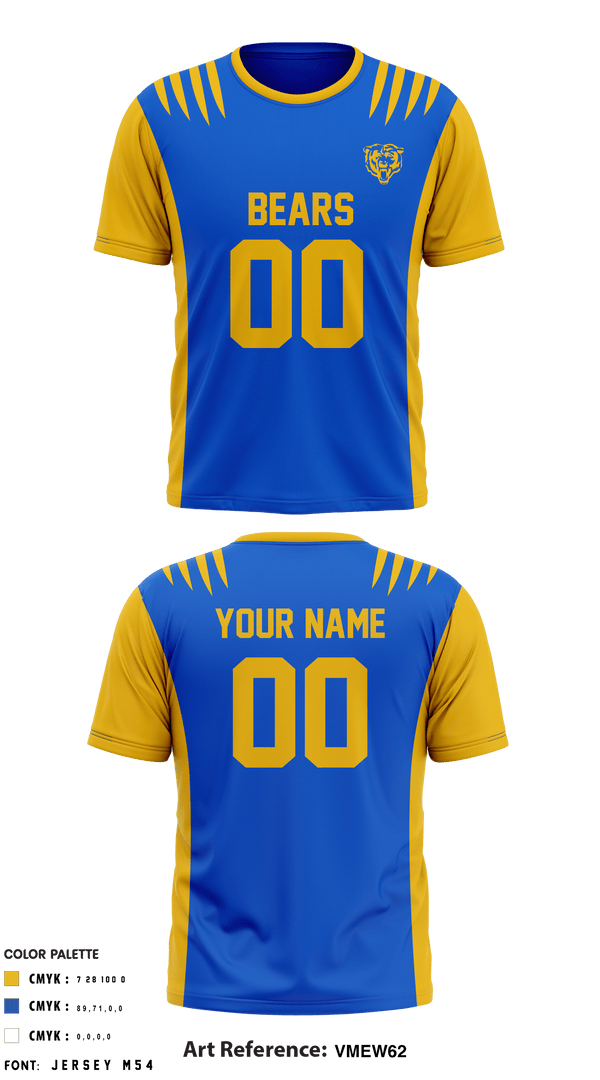 Short Sleeve Performance Shirt, Conshohocken Youth Football, Football, Teamtime, Team time, sublimation, custom sports apparel, team uniforms, spirit wear, spiritwear, sports uniforms, custom shirts, team store, custom team store, fundraiser sports, apparel fundraiser