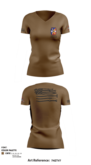 Women's Short Sleeve Vneck Shirt, , National Guard, Teamtime, Team time, sublimation, custom sports apparel, team uniforms, spirit wear, spiritwear, sports uniforms, custom shirts, team store, custom team store, fundraiser sports, apparel fundraiser