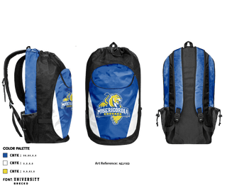 Gear Bag, Misericordia University Basketball, Men's Basketball, Teamtime, Team time, sublimation, custom sports apparel, team uniforms, spirit wear, spiritwear, sports uniforms, custom shirts, team store, custom team store, fundraiser sports, apparel fundraiser