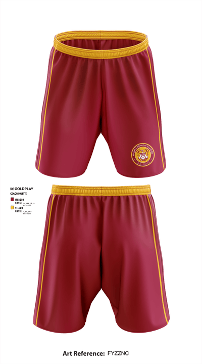 Highland High School Football 23409729 Athletic Shorts With Pockets - 1