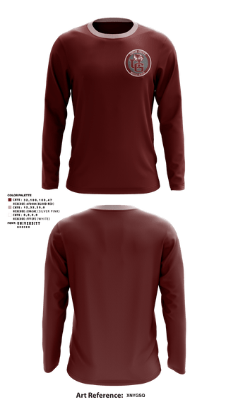 Long Sleeve Performance Shirt, Union Grove Middle School Basketball, Women's Basketball, Teamtime, Team time, sublimation, custom sports apparel, team uniforms, spirit wear, spiritwear, sports uniforms, custom shirts, team store, custom team store, fundraiser sports, apparel fundraiser