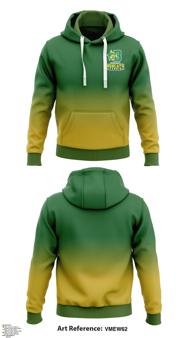 Hoodie, Bobcat Tennis, Tennis, Teamtime, Team time, sublimation, custom sports apparel, team uniforms, spirit wear, spiritwear, sports uniforms, custom shirts, team store, custom team store, fundraiser sports, apparel fundraiser