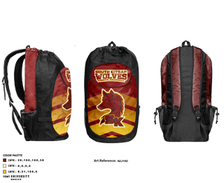 Gear Bag, South Kitsap Wolves, Women's Volleyball, Teamtime, Team time, sublimation, custom sports apparel, team uniforms, spirit wear, spiritwear, sports uniforms, custom shirts, team store, custom team store, fundraiser sports, apparel fundraiser