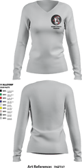 Venom Sports Training 59845358 Women's Long Sleeve V-neck Shirt - 9 (1)