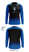 Nolensville High School Golf 7644094 Long Sleeve Performance Shirt - 1