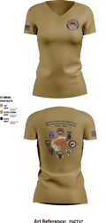 402nd Forward Surgical Team 1621441 Women's Short Sleeve V-neck Shirt - 5