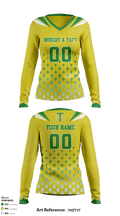 Robert A Taft Information Technology High School Volleyball 73542738 Women's Long Sleeve V-neck Shirt - 2