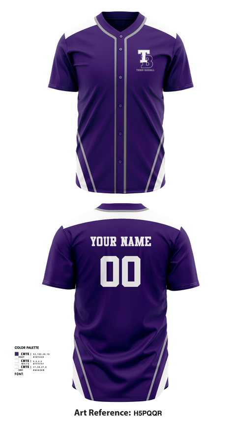 Full Button Baseball Jersey, Triboh Baseball, Baseball, Teamtime, Team time, sublimation, custom sports apparel, team uniforms, spirit wear, spiritwear, sports uniforms, custom shirts, team store, custom team store, fundraiser sports, apparel fundraiser