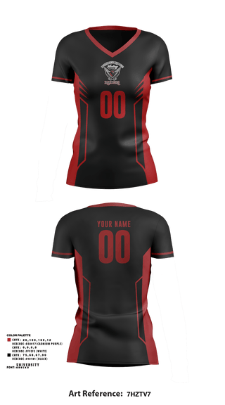 Women's Short Sleeve Vneck Shirt, Dundee Ridge Middle School Volleyball, Women's Volleyball, Teamtime, Team time, sublimation, custom sports apparel, team uniforms, spirit wear, spiritwear, sports uniforms, custom shirts, team store, custom team store, fundraiser sports, apparel fundraiser