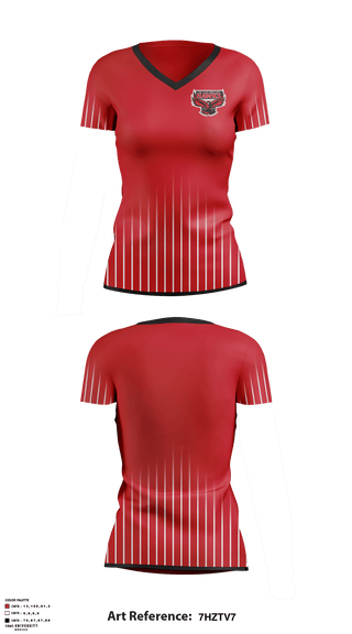 Women's Short Sleeve Vneck Shirt, Holy Names University Golf, Golf, Teamtime, Team time, sublimation, custom sports apparel, team uniforms, spirit wear, spiritwear, sports uniforms, custom shirts, team store, custom team store, fundraiser sports, apparel fundraiser