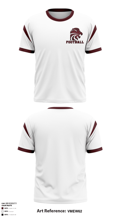 Lansing Youth football 95859201 Short Sleeve Shooting Shirt - 1