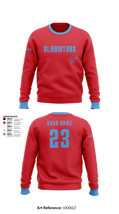 Gladiator Gold 50475691 Crew Neck Sweatshirt - 1