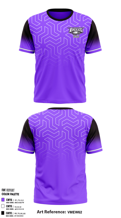 Crowley High School Golf 37272712 Short Sleeve Performance Shirt - 1
