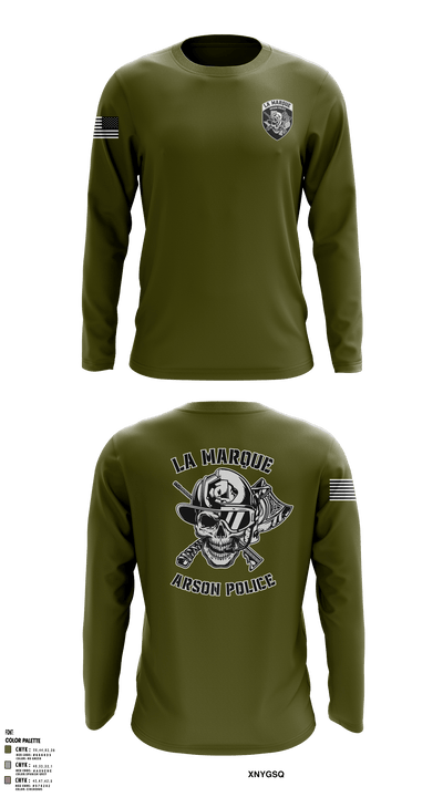 La Marque Arson Police 11995142 Long Sleeve Performance Shirt - 2