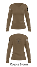435 ALCS 64373695 Women's Long Sleeve V-neck Shirt - 38