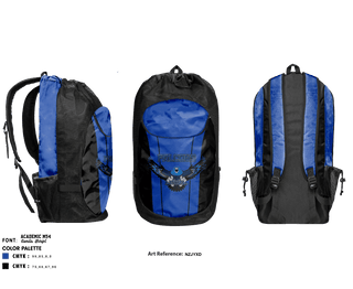 Gear Bag, Coral Academy Falcons, Football, Teamtime, Team time, sublimation, custom sports apparel, team uniforms, spirit wear, spiritwear, sports uniforms, custom shirts, team store, custom team store, fundraiser sports, apparel fundraiser
