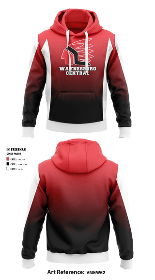 Hoodie, Waynesburg Central High School Cheer, School Spirit Store, Teamtime, Team time, sublimation, custom sports apparel, team uniforms, spirit wear, spiritwear, sports uniforms, custom shirts, team store, custom team store, fundraiser sports, apparel fundraiser