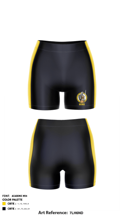 Ocoee High School Volleyball 86759359 Women's Compression Shorts - 1