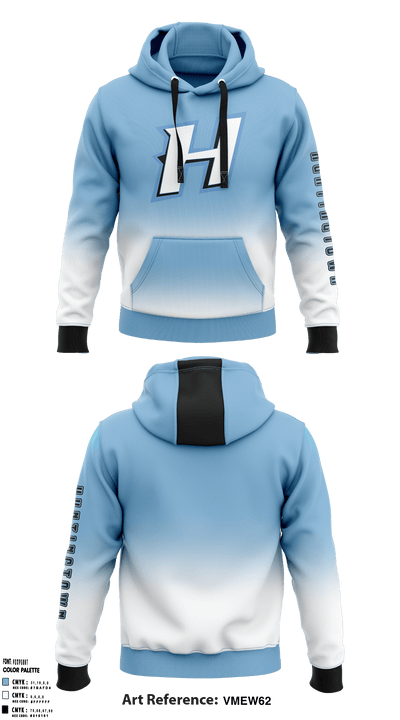 Players ONLY Huntingtown Girls Basketball 50634737 Hoodie - 4