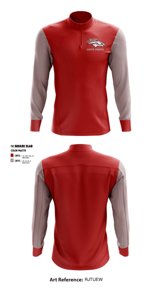 Quarter Zip Jacket, South Pointe High School, Spirit Store, Teamtime, Team time, sublimation, custom sports apparel, team uniforms, spirit wear, spiritwear, sports uniforms, custom shirts, team store, custom team store, fundraiser sports, apparel fundraiser