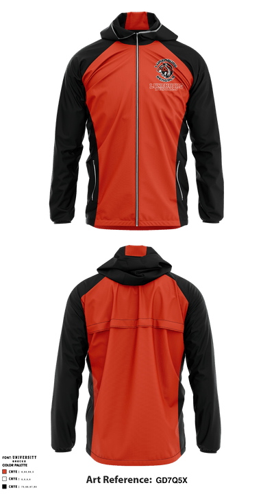 Virginia State Trojans 14558954 Windbreaker - 1