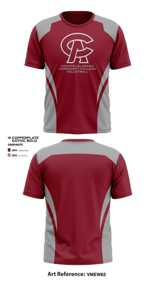 Short Sleeve Performance Shirt, Coastal Alabama Community College Volleyball, Men's Volleyball, Teamtime, Team time, sublimation, custom sports apparel, team uniforms, spirit wear, spiritwear, sports uniforms, custom shirts, team store, custom team store, fundraiser sports, apparel fundraiser