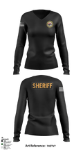 MCAT 95704900 Women's Long Sleeve V-neck Shirt - 1