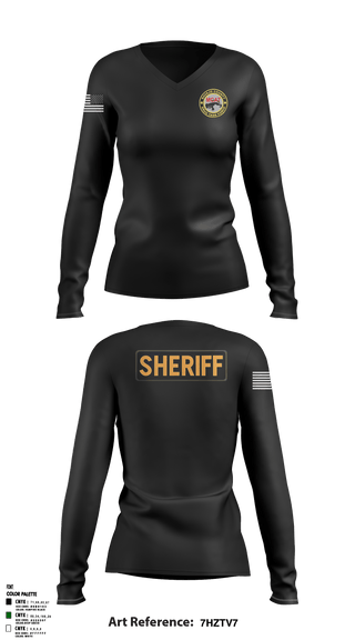 Women's Long Sleeve Vneck Shirt, , , Teamtime, Team time, sublimation, custom sports apparel, team uniforms, spirit wear, spiritwear, sports uniforms, custom shirts, team store, custom team store, fundraiser sports, apparel fundraiser